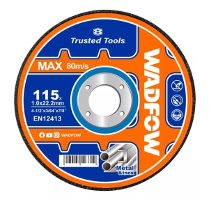 Lata X 50 Discos Corte Metal 4 1/2 X 1.0 Mm Wadfow Wac3l45