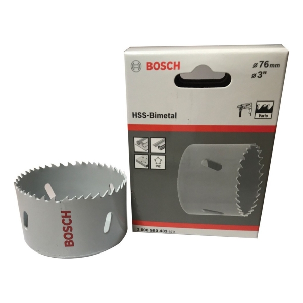 Sierra Copa Bimetálica Bosch Hss - 3 - 76mm