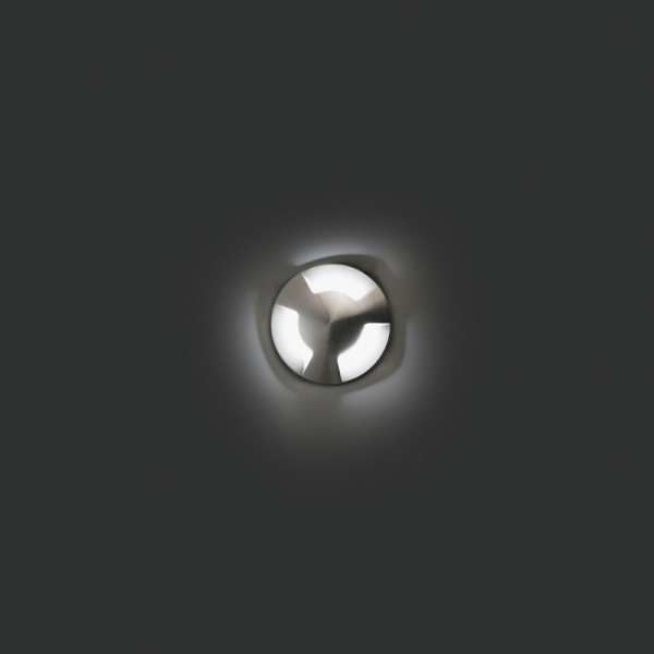 Embutido De Piso Led 3w Ip67 O45mm+driver, Cálida - Imagen 2
