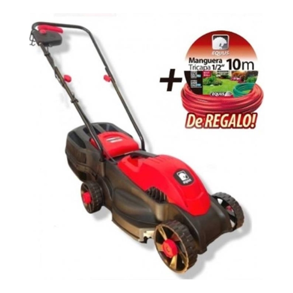 Cortadora De Césped Eléctrica Con Bolsa 1200w Equus - Imagen 4