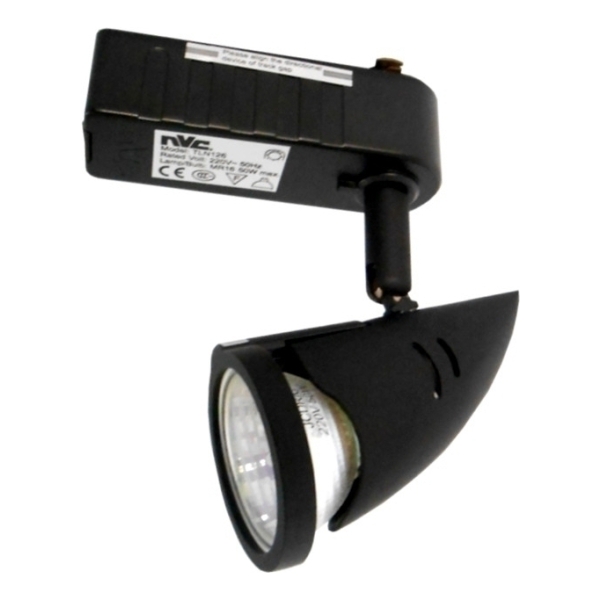 Spot Dicroico Para Riel, Color Negro - Nv1100