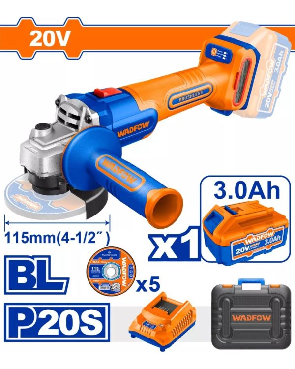 Amoladora + Discos + Valija Wadfow - Wlap522 - Imagen 2