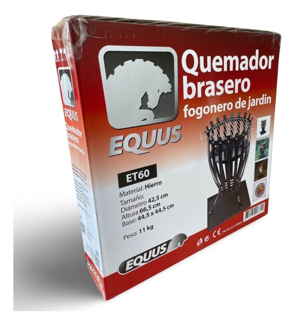 Quemador Brasero Fogonero De Jardin Equus - Imagen 5