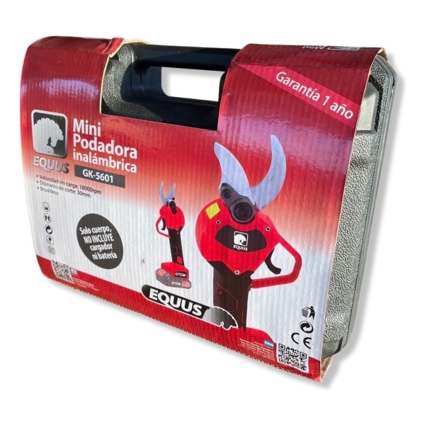 Mini Podadora Inalámbrica Equus + Cargador 20v + Bateria 2.0 - Imagen 7