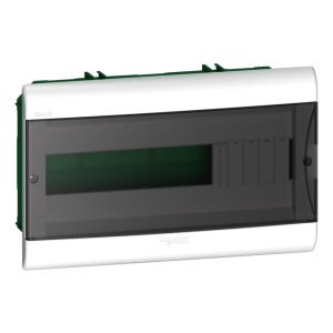 Tablero De Embutir 16 Polos Puerta Fumé Schneider