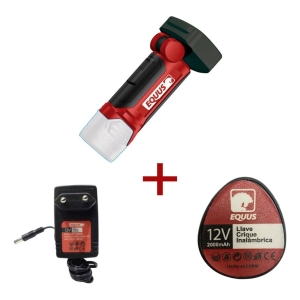 Combo Foco Linterna Recargable + Bateria + Cargador