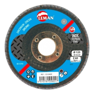 Disco Flap Zirconio 115x22,23mm Grano 40 -leman