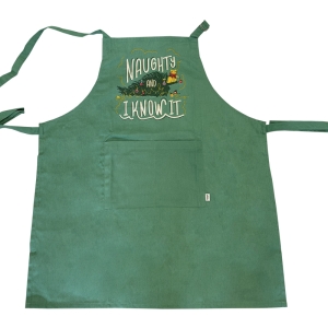 Delantal De Navidad Para Adulto Color Verde