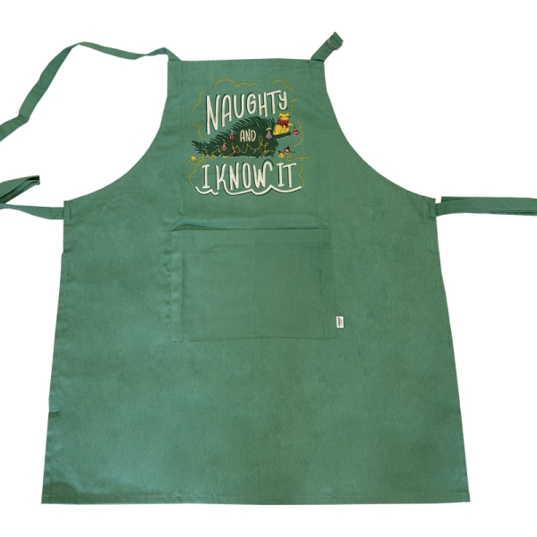 Delantal De Navidad Para Adulto Color Verde