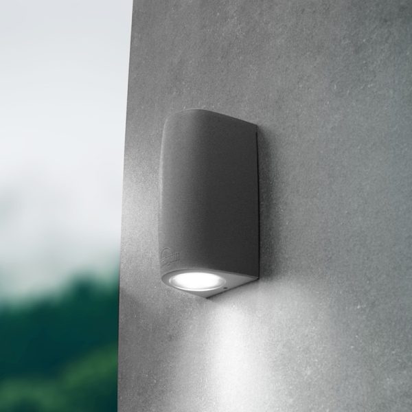 Aplique Exterior Marta, 1xgu10, Gris - Fumagalli Fl0390 - Imagen 2