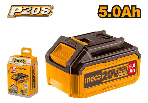 Bateria 20v 5ah Mod Ingco Fbli20031 Pg - Imagen 2