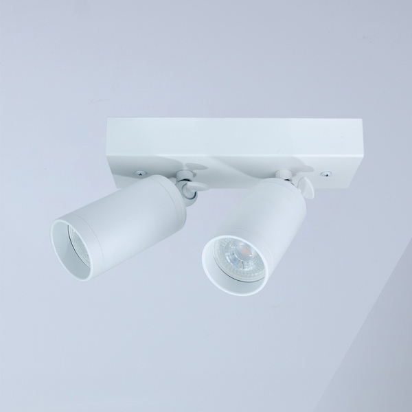 Spot Doble Antverp Blanco P/lámp Led Gu10, No Inc. - Imagen 2