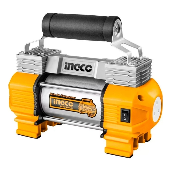 Compresor Auto 12 Volt 18amp Uso Rudo Ingco Aac2508 120psi