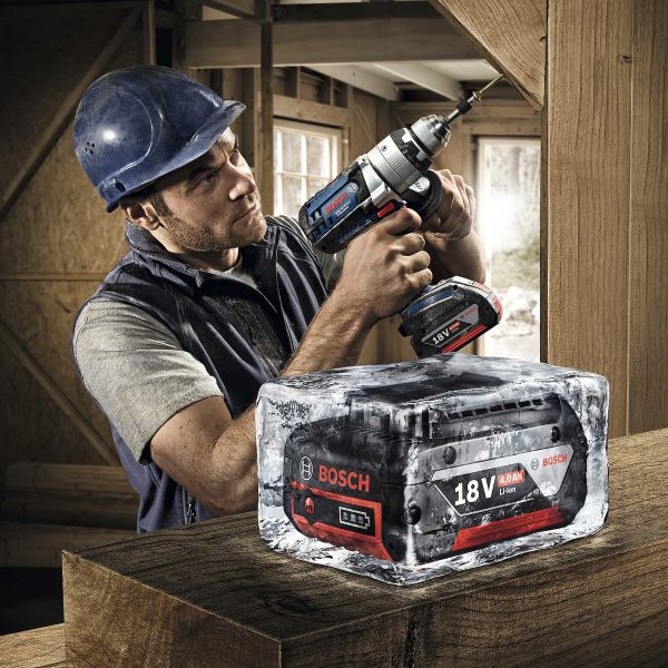 Combo X 2 Bateria Bosch 18v 4.0 Ah + Cargador Gal 1880 - Imagen 2