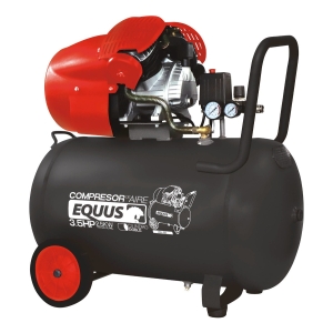 Compresor Monofásico 3.5 Hp 100l Equus Con Doble Cilindro 40