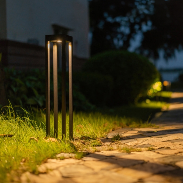 Luminaria Led Caminero Exterior 10w Cálida H:600mm - Imagen 2