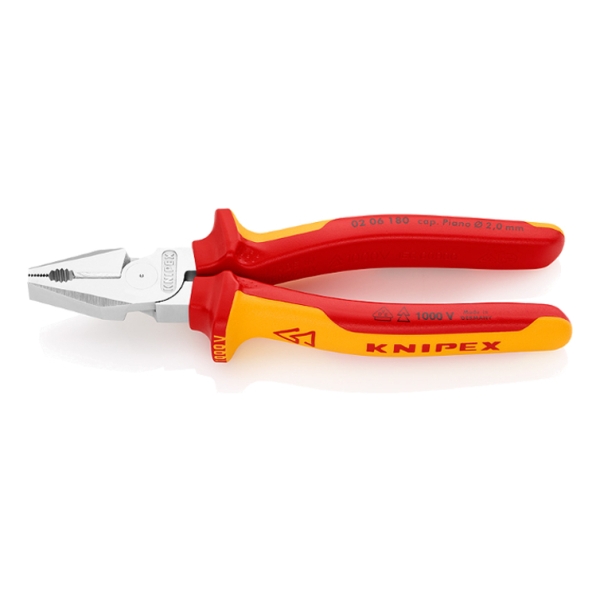 Pinza Alicate Universal Aislada 1000v 180mm - Knipex Kn0215