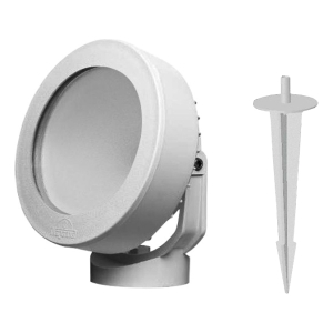 Spot Spike Con Pincho Y Lámpara Led, Gris - Fumagalli Fl0126