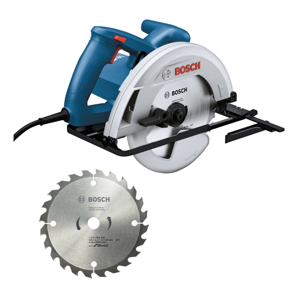 Sierra Circular Eléctrica Bosch Gks 130 184mm Azul 220v - Imagen 2