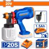 Pistola Pintar 20v 650ml/min Con Bat/carg Wadfow Wsu30662 - Imagen 2