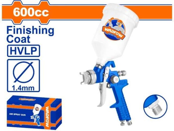 Pistola De Pintar Neumatica 600cc Hvlp Wadfow Wga1506 - Imagen 2
