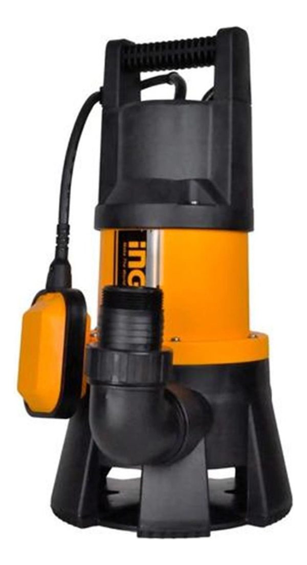 Bomba Sumergible Plastico 1000w Agua Turbia Ingco Spd10001 - Imagen 2