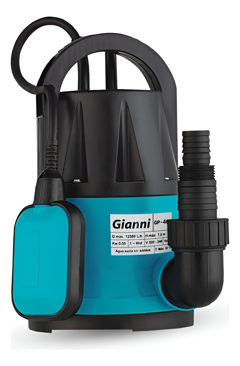 Bomba Desagote Gianni P/drenaje En Agua Limpia 0,5hp