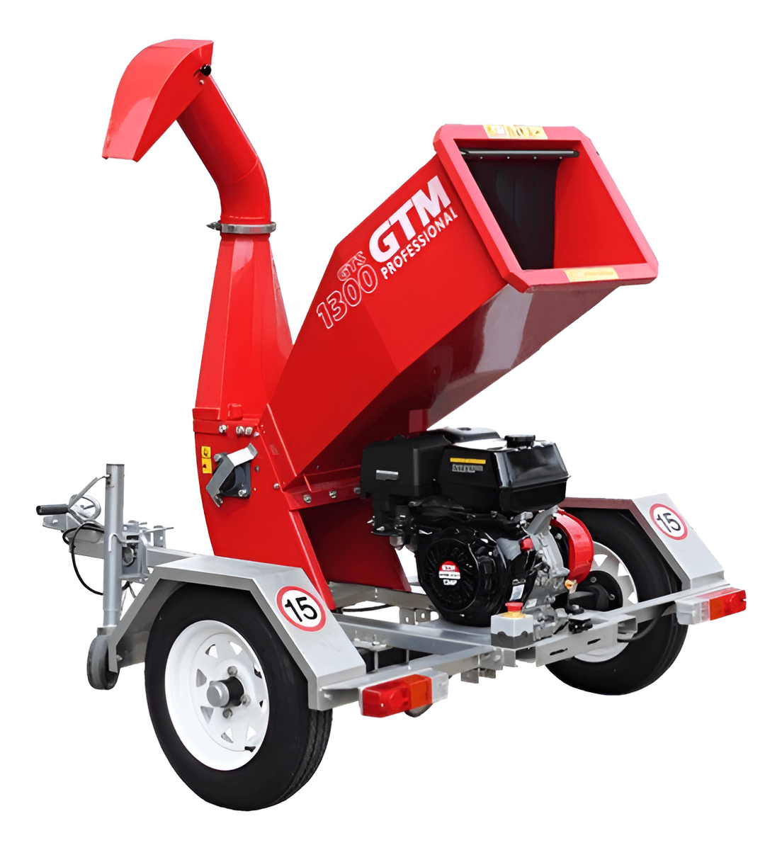 Chipeador De Ramas Y Cultivos Gts1300t Con Trailer